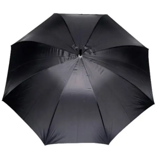 Large Golf Umbrella - EVA Handle Black Open